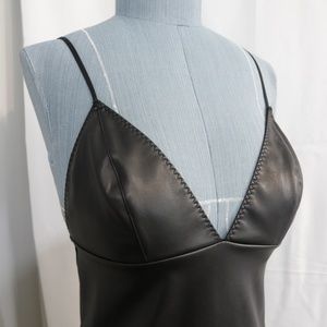 Victoria's Secret Faux Leather Slip dress - XS